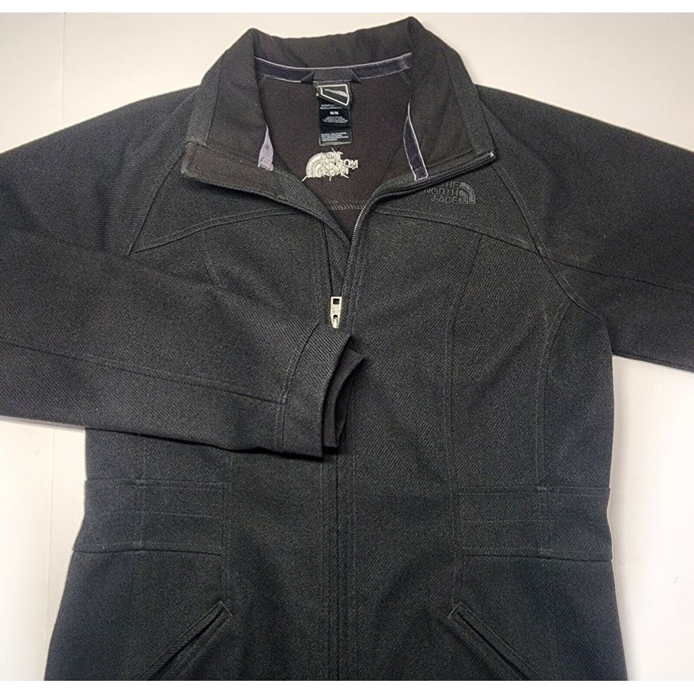 The North Face Womens Size M Black Polyester Jacket/Coat/Pea Coat